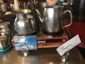 Endless cups of herbal or caffeinated tea. at Seward Cafe in Minneapolis