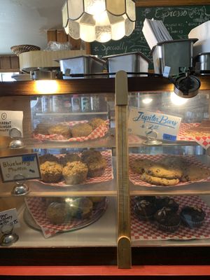 Pastry case at Seward Cafe in Minneapolis