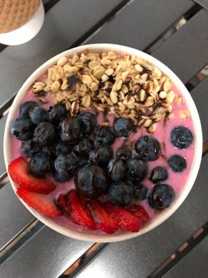 Bliss açaí bowl  at OrganicAF in High Point