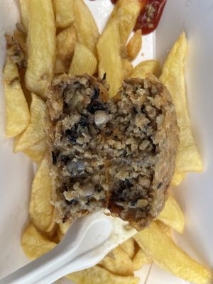 Vegan Haggis  at Siaway Fish & Chips in Isle Of Skye