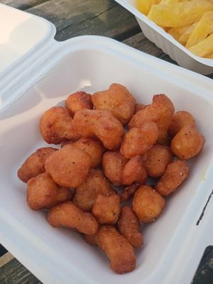 Cauliflower wings at Siaway Fish & Chips in Isle Of Skye