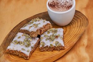 Gf carrot cake  at Nitan Gourmet in Valparaiso