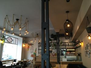 The interior  at Cafe Gutenburger in Marburg