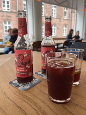 Kirsch Granatapfel Limonade  at Cafe Gutenburger in Marburg