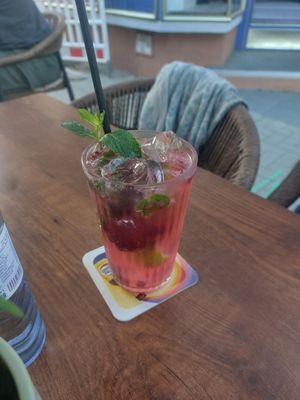 Wild Berry Mocktail at Cafe Gutenburger in Marburg