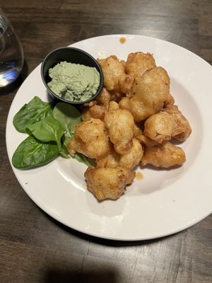 Teriyaki cauliflower   at Bistro603 in Nashua