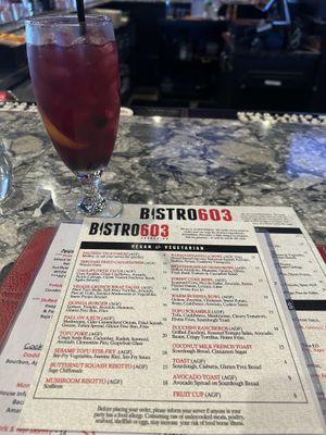 Sangria  at Bistro603 in Nashua