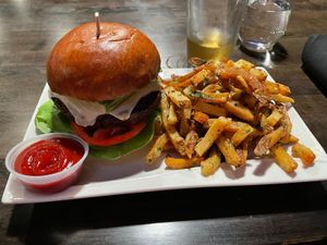 Quinoa Burger  at Bistro603 in Nashua