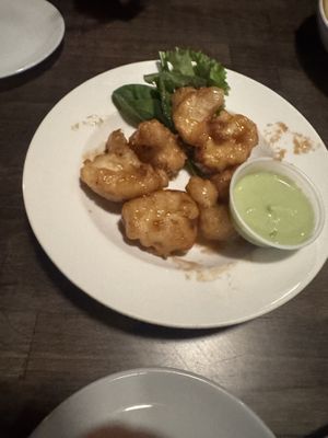 teriyaki fried cauliflower   at Bistro603 in Nashua