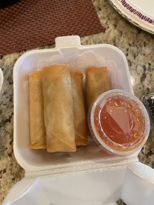 Spring Rolls  at Veggie House  in Chicago