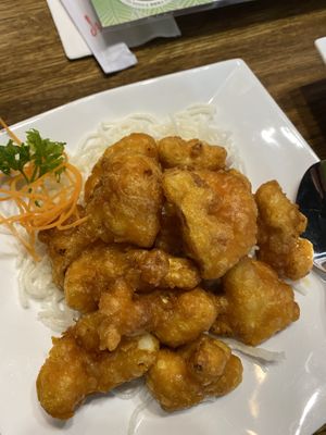 Buffalo cauliflower  at Veggie House  in Chicago