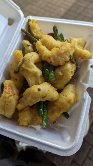 Vegan Salt and Pepper Shrimp at Veggie House  in Chicago