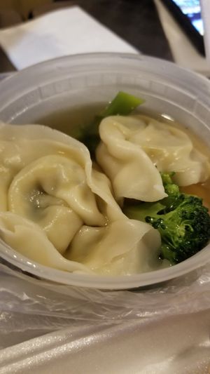 Wonton Soup at Veggie House  in Chicago