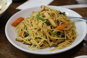 Taiwan Noodles at Veggie House  in Chicago