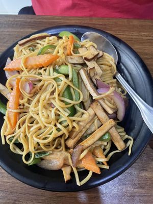 Noodles  at Veggie House  in Chicago