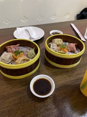 Veggie dumplings   at Veggie House  in Chicago