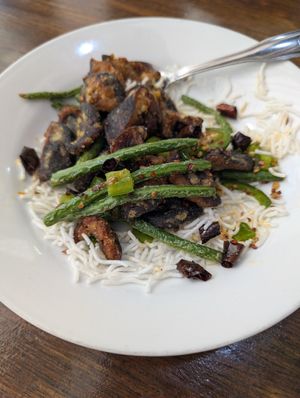 Salt and Pepper Shiitake Mushrooms at Veggie House  in Chicago