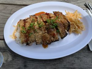 Eggplant starter at Mashita in Harrisonburg