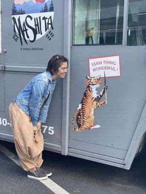 Tiger friend at Mashita in Harrisonburg