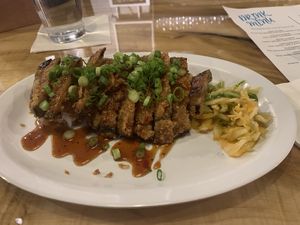 Eggplant Katsu #Veganuary at Mashita in Harrisonburg