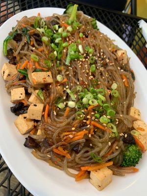 Tofu japchae at Mashita in Harrisonburg