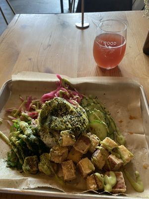 Tofu Poke   at Haywood Common in Asheville