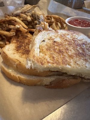 Kids Grilled Cheese — we subbed for Vegan Cheese  at Haywood Common in Asheville