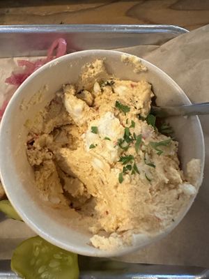 Pimento Dip. Photo doesn’t account for how good this was. 10/10  at Haywood Common in Asheville