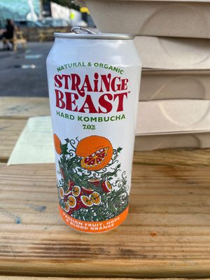 Spiked kombucha  at Haywood Common in Asheville