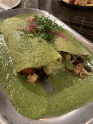 Poblano Enchilada  at Centro Neighborhood Kitchen in Burien