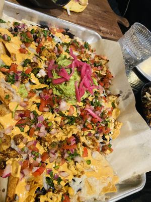 Cauliflower nachos   at Centro Neighborhood Kitchen in Burien