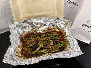 morita green beans (takeout) at Centro Neighborhood Kitchen in Burien