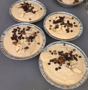 Almond joy cheesecake at The Hearty Beet Cafe in St George