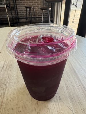 Beet Lemonade   at The Hearty Beet Cafe in St George