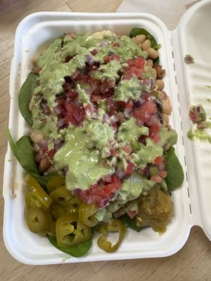 Nacho Bowl  at The Hearty Beet Cafe in St George
