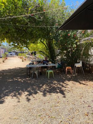 Courtyard is lovely  at The Finch Cafe in Katherine