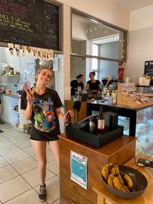 Friendly service at The Finch Cafe in Katherine
