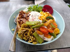 Vegan Kumpir at Limmer Kumpir in Hannover