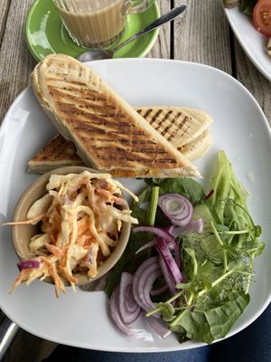 Cheese panini  at The Lime Lounge Coffee House in Bakewell