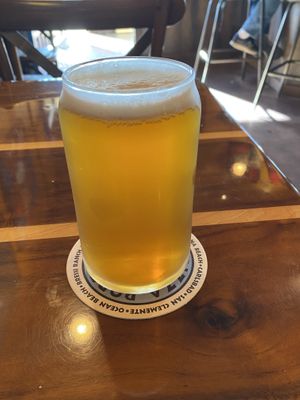$5 pints for happy hour 3:30 to 6:00 at Mojo's Sandwiches in Huntington Beach