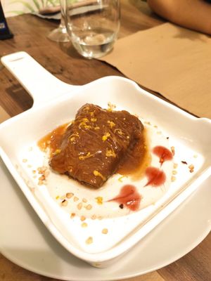 Dulce de calabaza at Fresh Green in San Sebastian