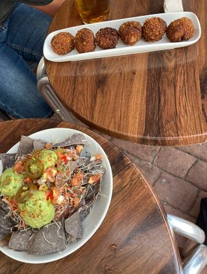 Starters at Fresh Green in San Sebastian