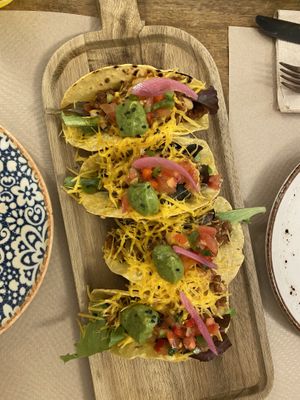 VEGAN tacos🤤  at Fresh Green in San Sebastian