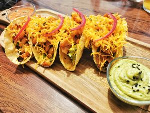 Tacos at Fresh Green in San Sebastian