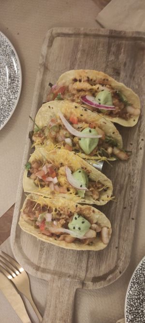 Tacos at Fresh Green in San Sebastian