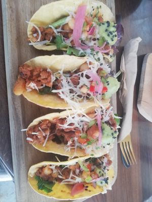 Tacos at Fresh Green in San Sebastian