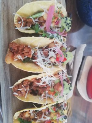 Tacos at Fresh Green in San Sebastian