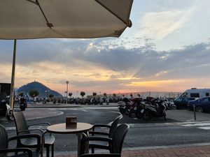 View from our table at Fresh Green in San Sebastian