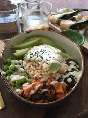 Rice Bowl at Fresh Green in San Sebastian