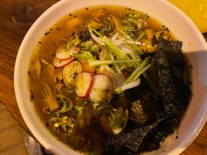 Ramen  at Fresh Green in San Sebastian